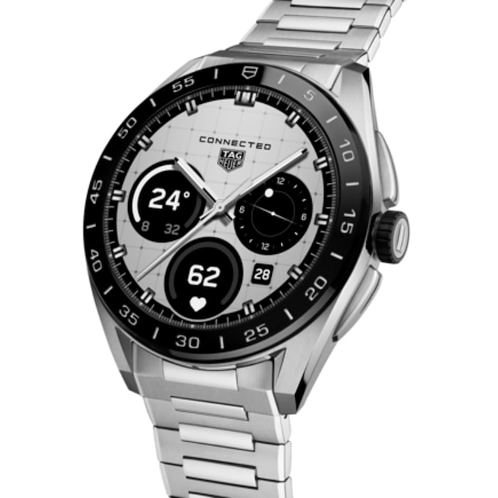 TAG Heuer Connected Calibre E5 45mm Mens Watch Steel Strap