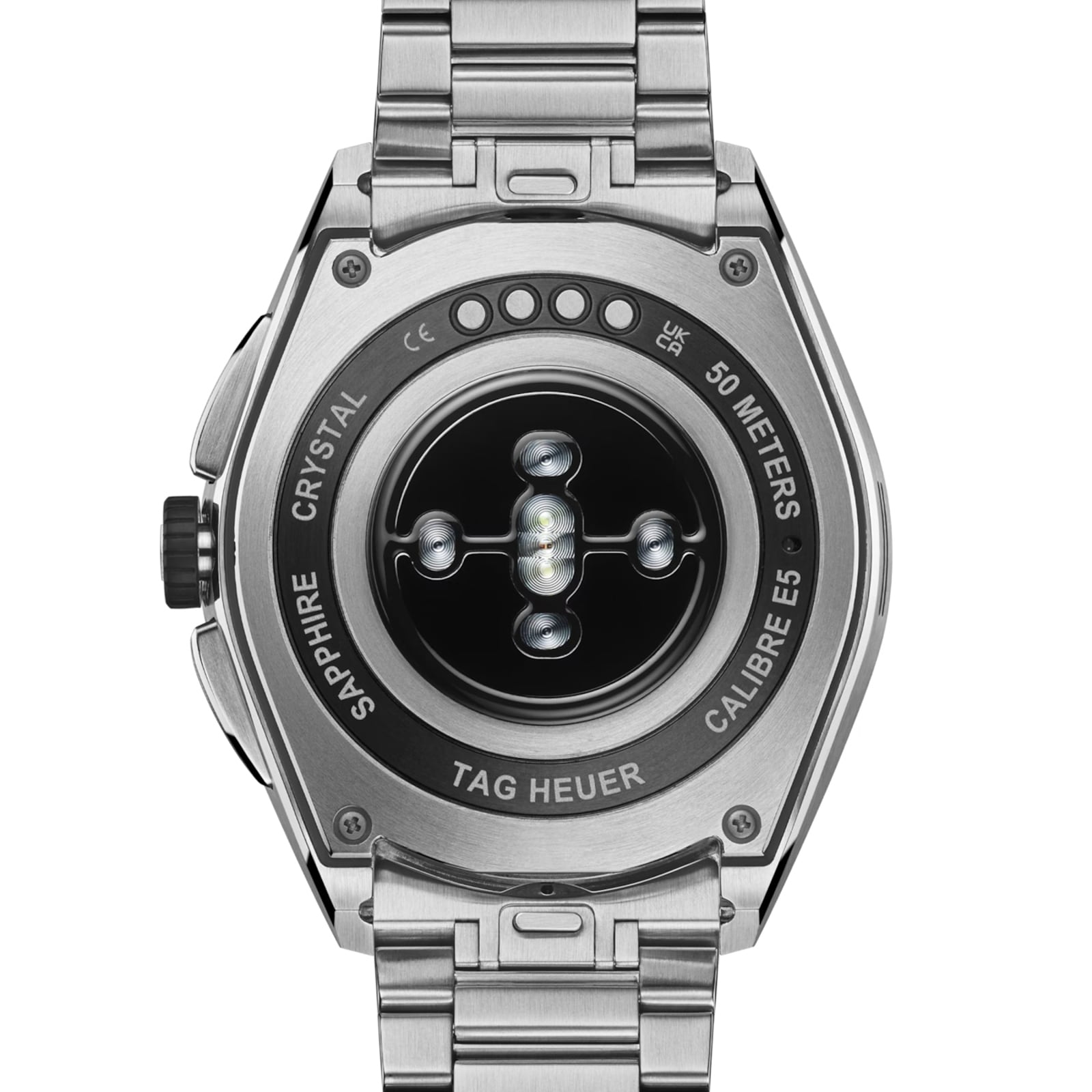 TAG Heuer Connected Calibre E5 45mm Mens Watch Steel Strap