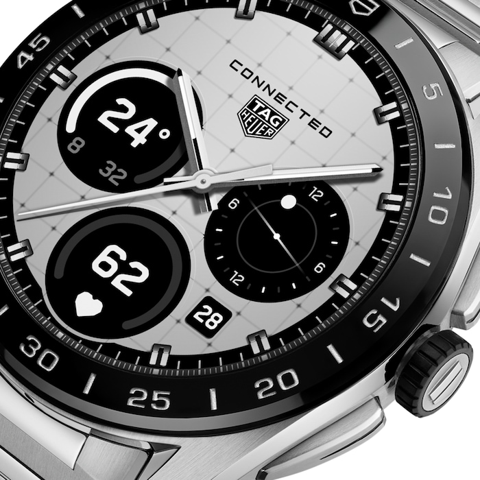TAG Heuer Connected Calibre E5 45mm Mens Watch Steel Strap