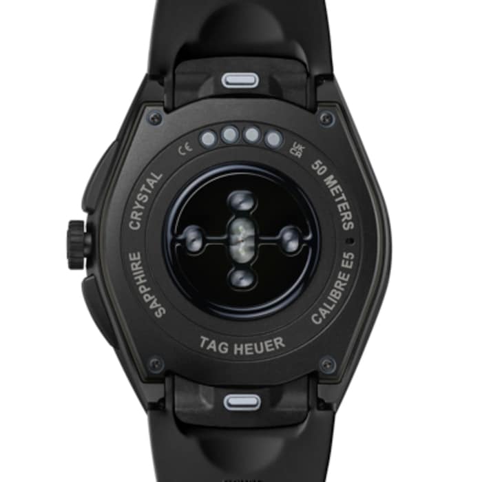 TAG Heuer Connected Calibre E5 45mm Mens Watch Titanium Black Rubber Strap