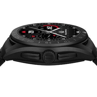 TAG Heuer Connected Calibre E5 45mm Mens Watch Titanium Black Rubber Strap