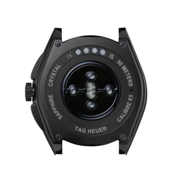 TAG Heuer Connected Calibre E5 45mm Mens Watch Titanium Black Rubber Strap