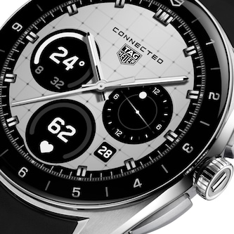 TAG Heuer Connected Calibre E5 40mm Unisex Watch Black Rubber Strap