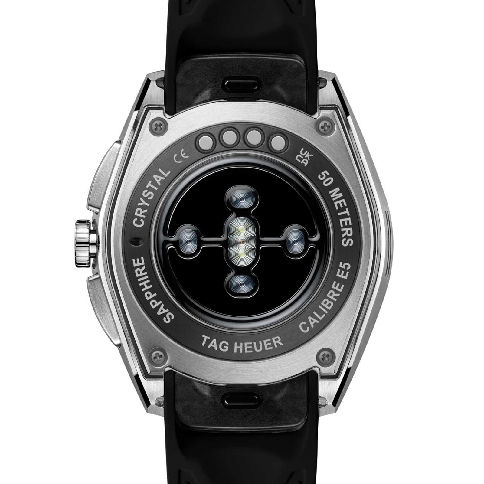 TAG Heuer Connected Calibre E5 40mm Unisex Watch Black Rubber Strap