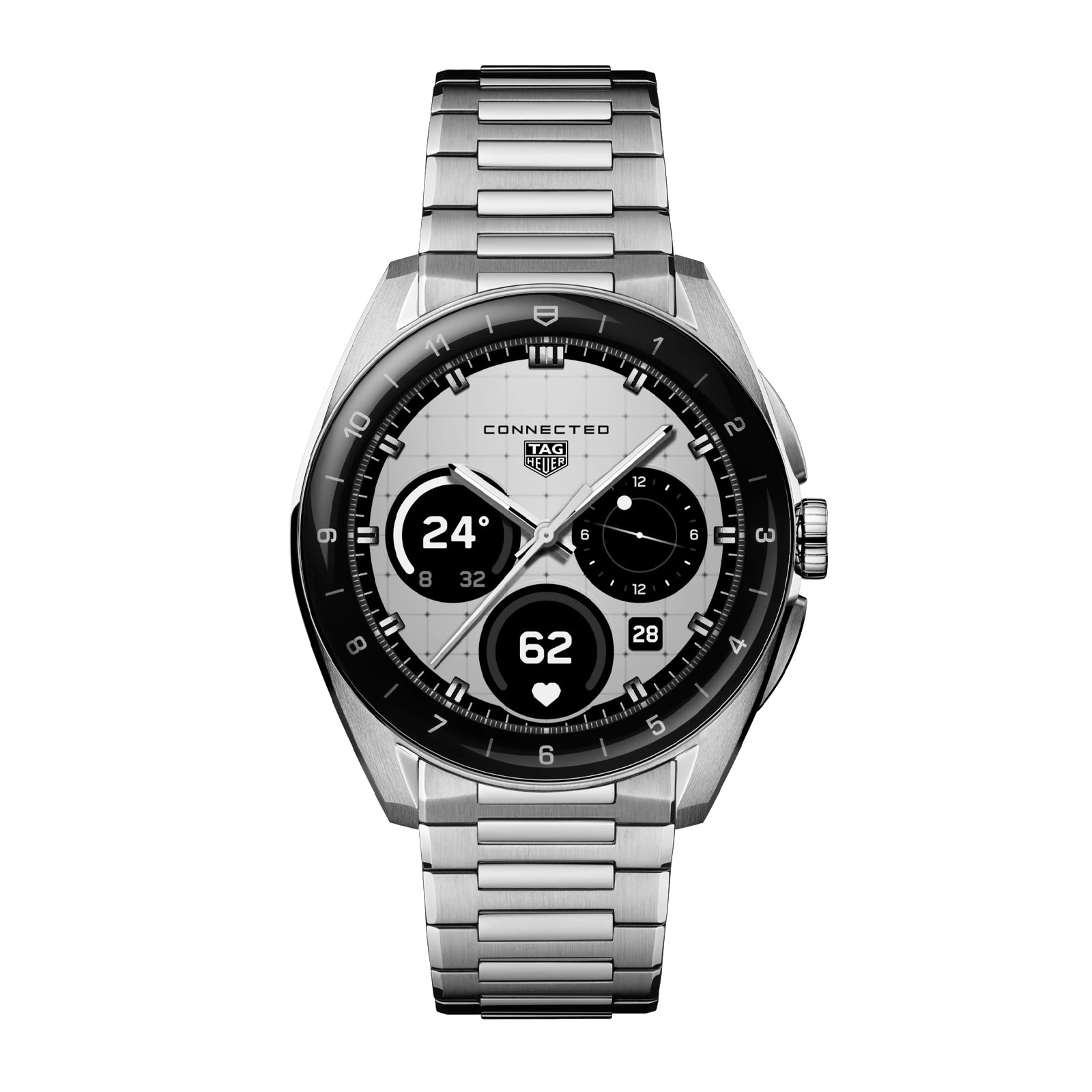 TAG Heuer Connected Calibre E5 40mm Unisex Watch Steel Strap TAG Heuer Connected Calibre E5 40mm Unisex Watch Steel Strap