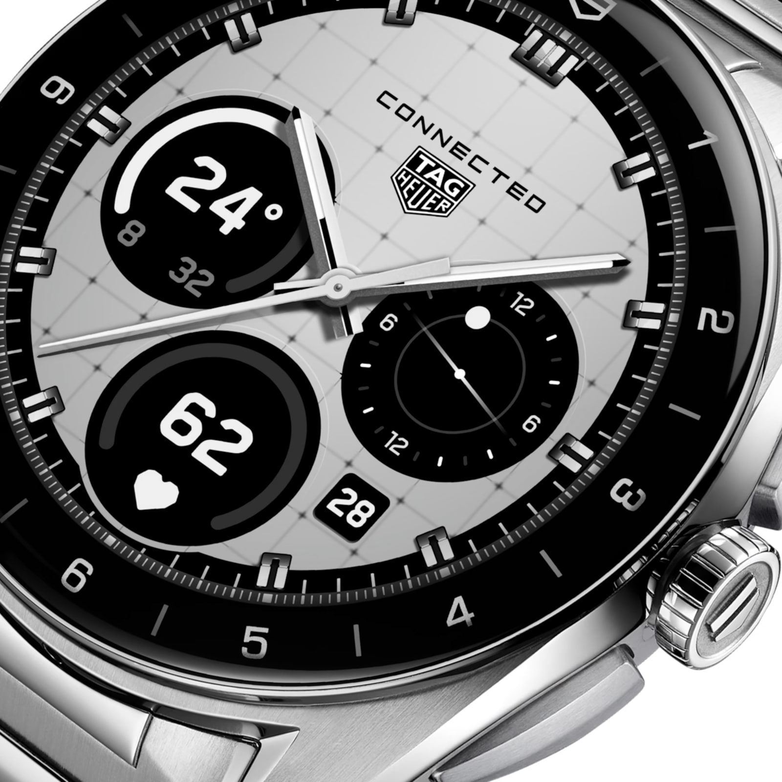 TAG Heuer Connected Calibre E5 40mm Unisex Watch Steel Strap TAG Heuer Connected Calibre E5 40mm Unisex Watch Steel Strap