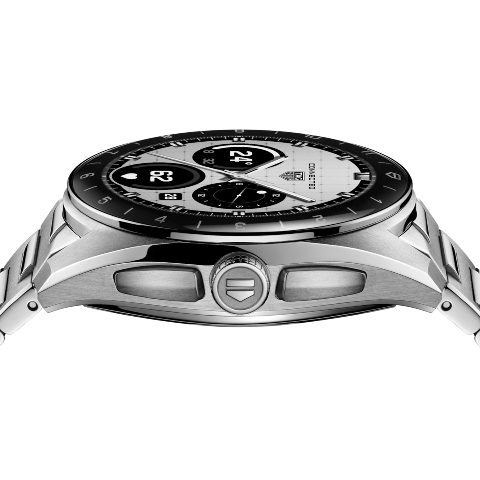 TAG Heuer Connected Calibre E5 40mm Unisex Watch Steel Strap