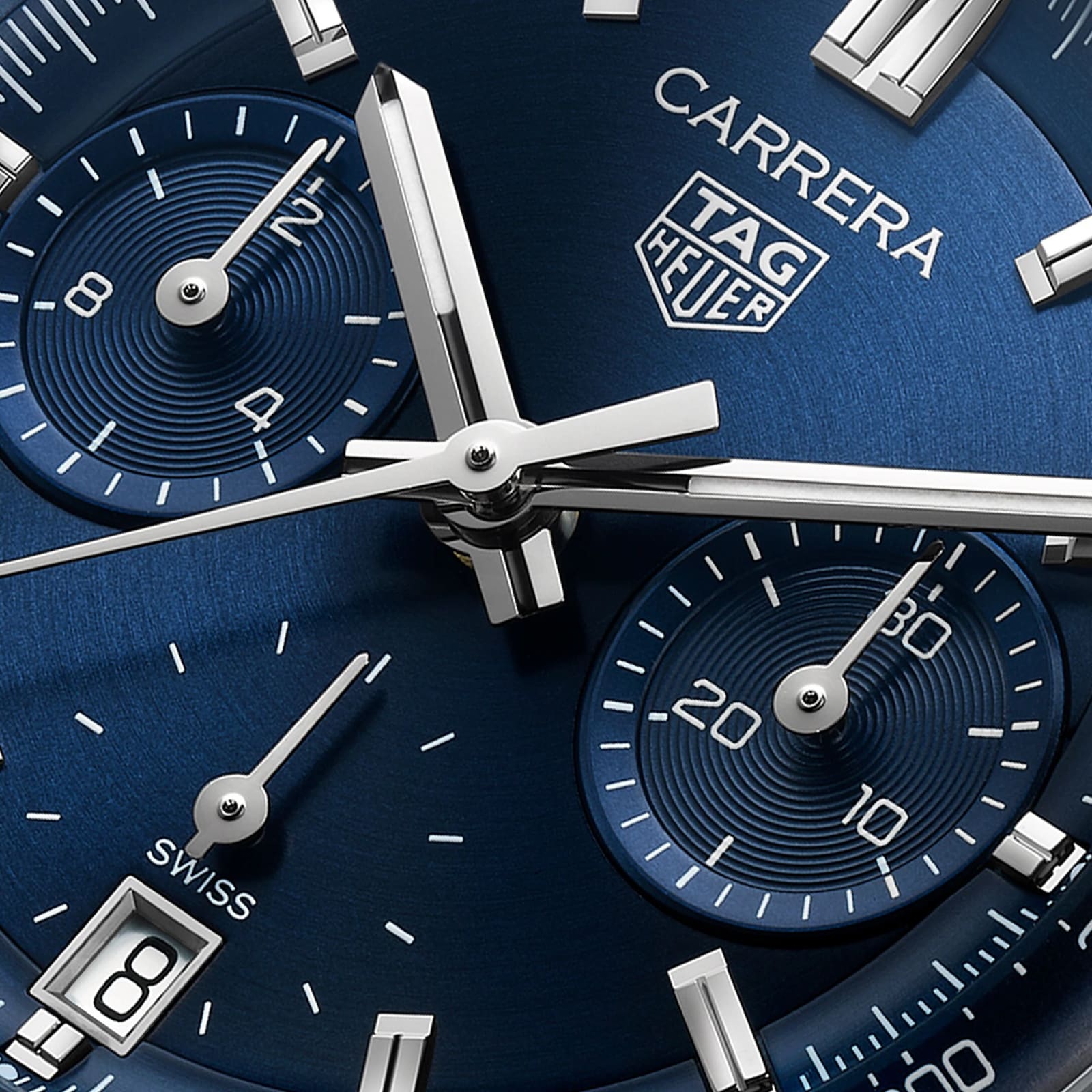 TAG Heuer Carrera Chronograph 39mm Mens Watch Blue
