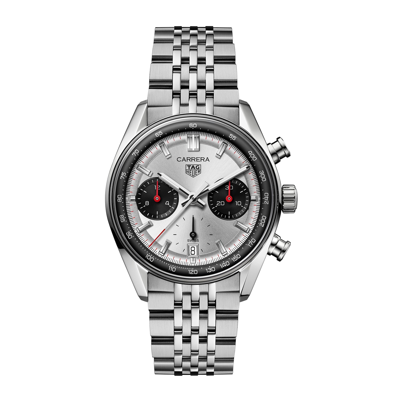 TAG Heuer Carrera Chronograph 39mm Mens Watch Silver TAG Heuer Carrera Chronograph 39mm Mens Watch Silver