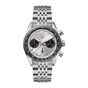 TAG Heuer Carrera Chronograph 39mm Mens Watch Silver