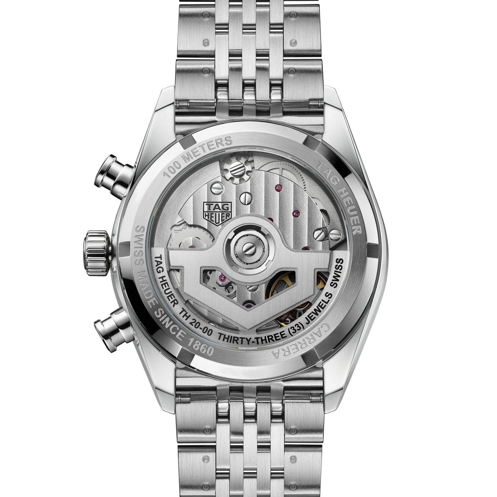 TAG Heuer Carrera Chronograph 39mm Mens Watch Silver