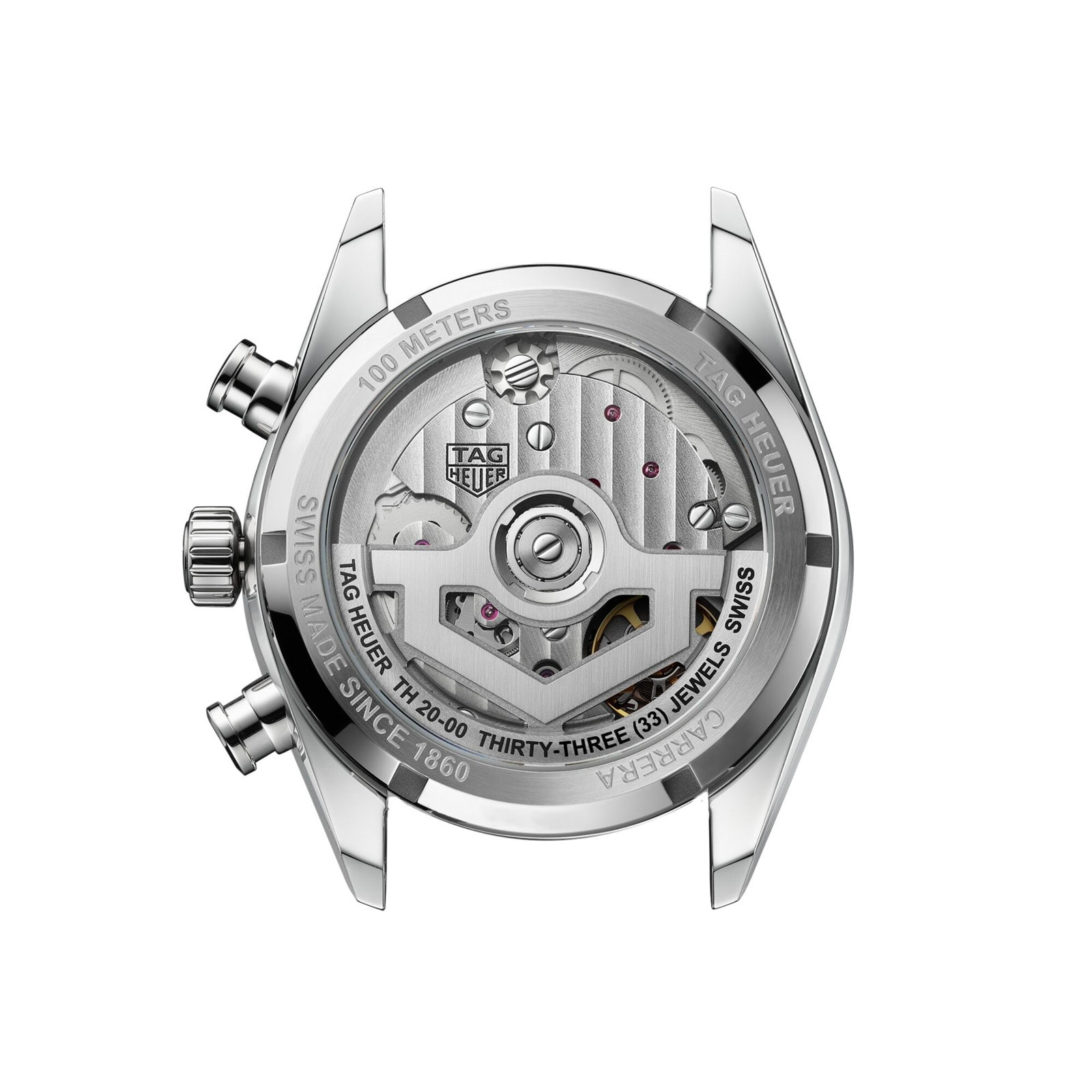 TAG Heuer Carrera Chronograph 39mm Mens Watch Silver