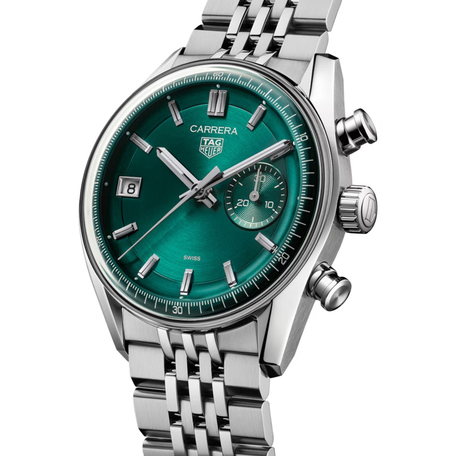 TAG Heuer Carrera Chronograph 39mm Mens Watch Green