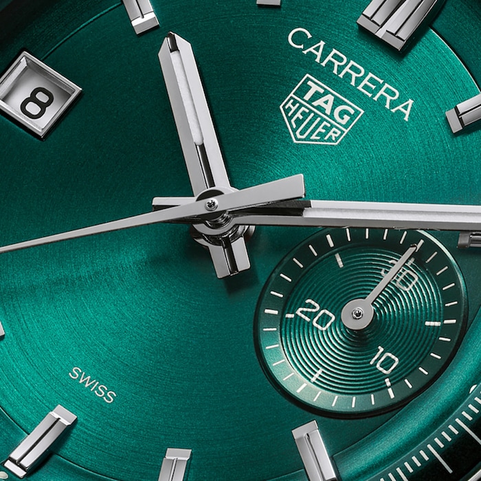 TAG Heuer Carrera Chronograph 39mm Mens Watch Green