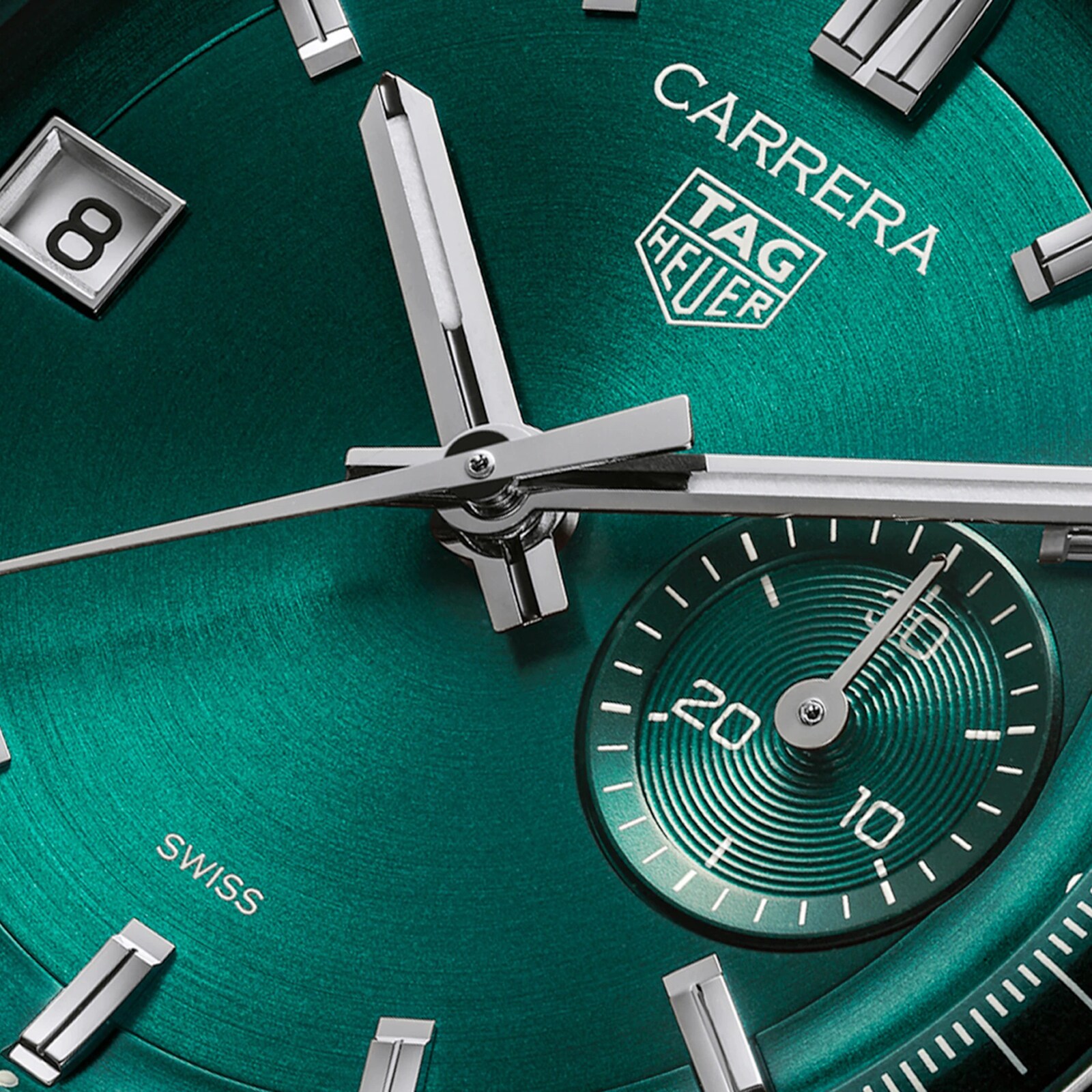 TAG Heuer Carrera Chronograph 39mm Mens Watch Green