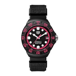 17382254 - Formula 1 Solargraph Limited Edition 38mm Mens Watch Black Pink