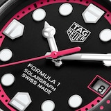 TAG Heuer Formula 1 Solargraph Limited Edition 38mm Mens Watch Black Pink
