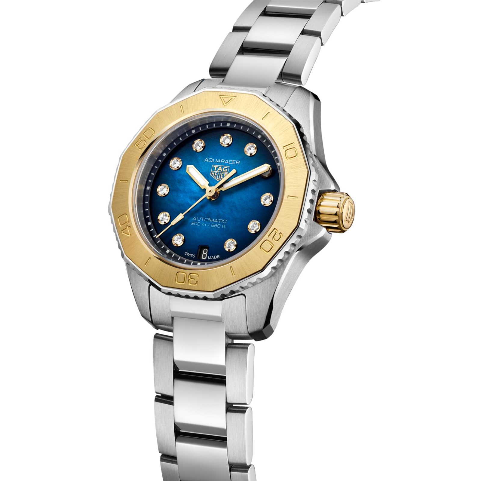 TAG Heuer Aquaracer Professional 200 Date 30mm Ladies Watch Blue