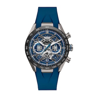TAG Heuer Carrera Chronograph Extreme Sport 44mm Mens Watch Blue