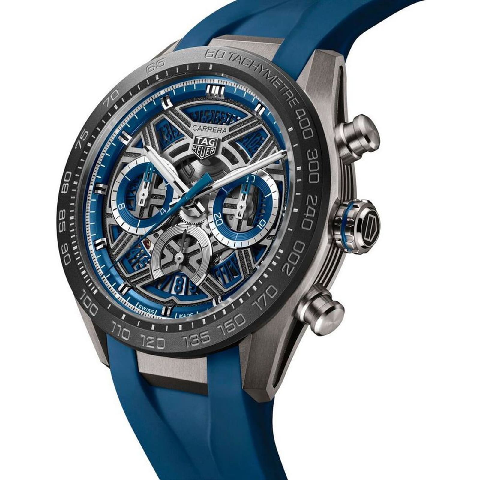TAG Heuer Carrera Chronograph Extreme Sport 44mm Mens Watch Blue TAG Heuer Carrera Chronograph Extreme Sport 44mm Mens Watch Blue