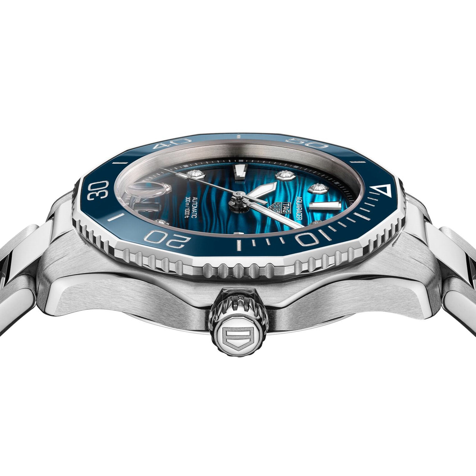 TAG Heuer Aquaracer Professional 300 Date 36mm Ladies Watch Blue