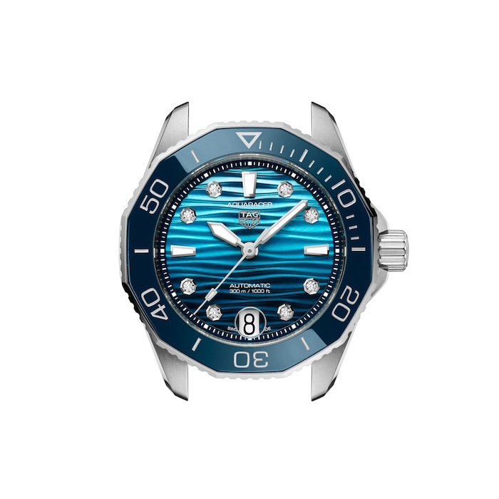 TAG Heuer Aquaracer Professional 300 Date 36mm Ladies Watch Blue