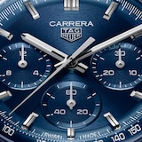 TAG Heuer Carrera Chronograph 41mm Mens Watch Blue