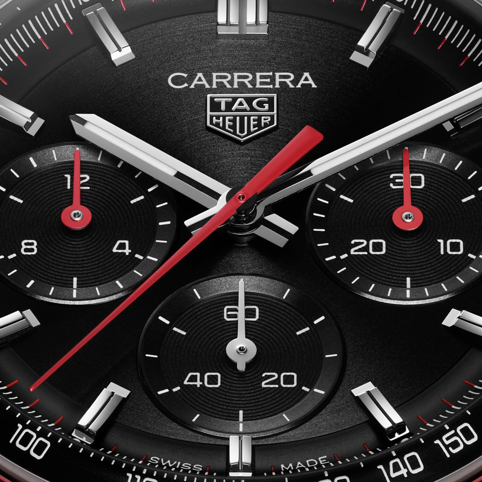 TAG Heuer Carrera Chronograph 41mm Mens Watch Black
