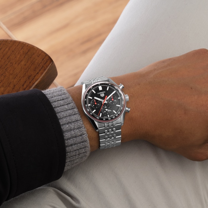 TAG Heuer Carrera Chronograph 41mm Mens Watch Black