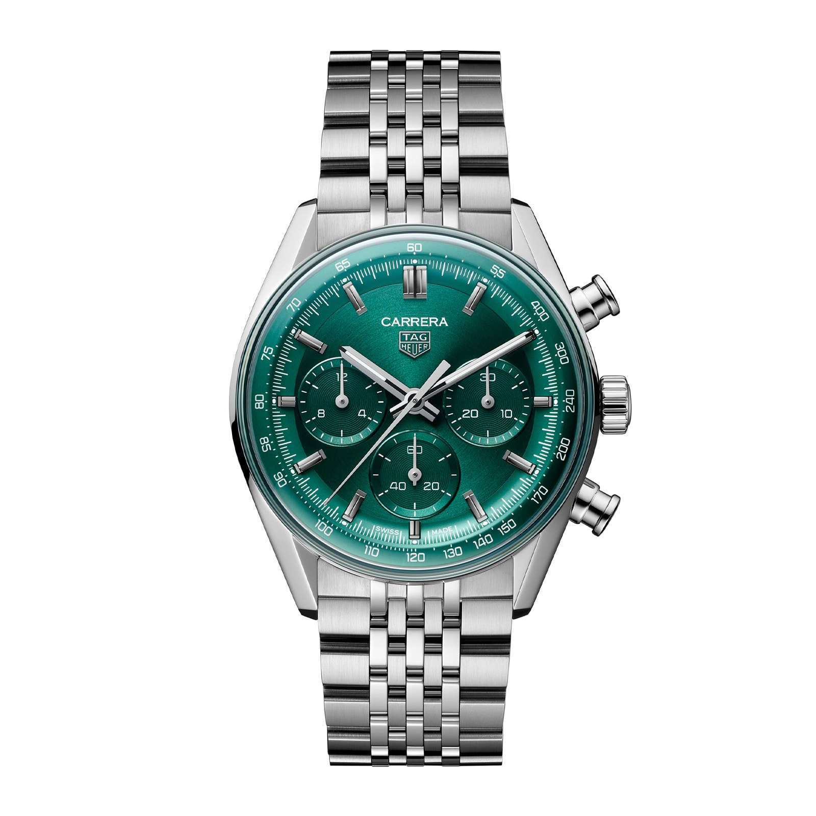 TAG Heuer Carrera Chronograph 41mm Mens Watch Green