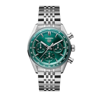 TAG Heuer Carrera Chronograph 41mm Mens Watch Green