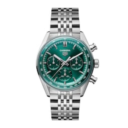 17382270 - Carrera Chronograph 41mm Mens Watch Green