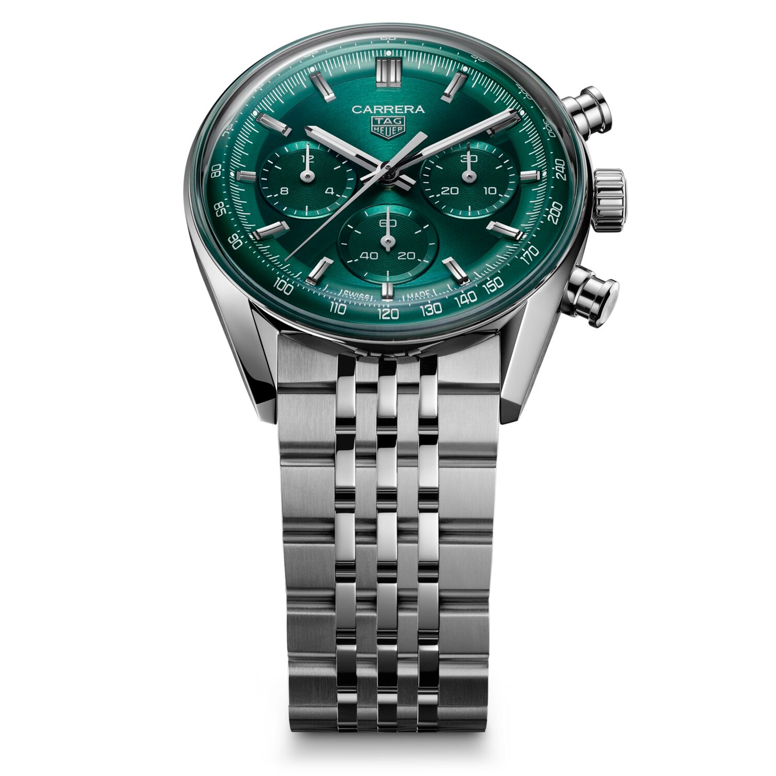 TAG Heuer Carrera Chronograph 41mm Mens Watch Green