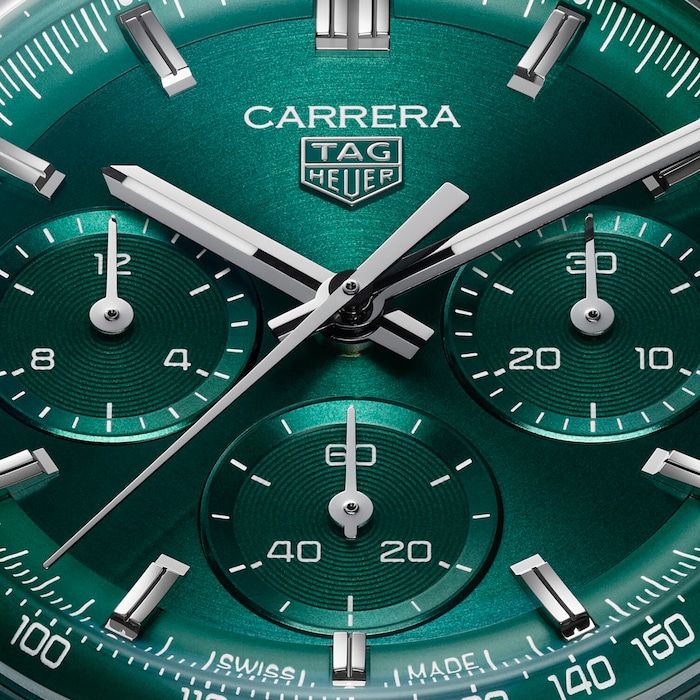 TAG Heuer Carrera Chronograph 41mm Mens Watch Green