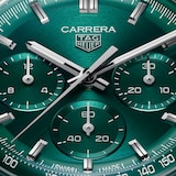 TAG Heuer Carrera Chronograph 41mm Mens Watch Green