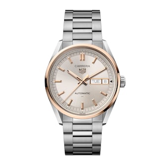 TAG Heuer Carrera Day-Date 41mm Mens Watch Champagne