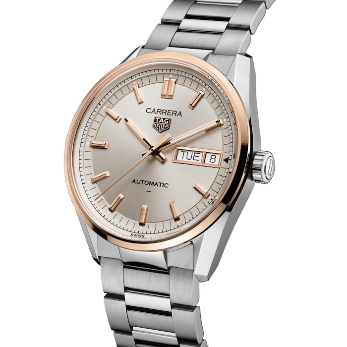 TAG Heuer Carrera Day-Date 41mm Mens Watch Champagne