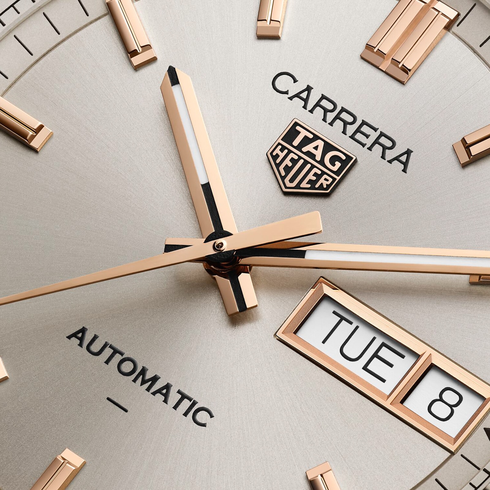TAG Heuer Carrera Day-Date 41mm Mens Watch Champagne