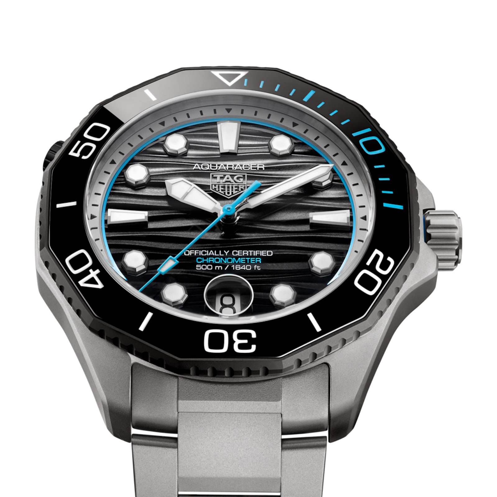 TAG Heuer Aquaracer Professional 500 Date Limited Edition 42mm Mens Watch Black