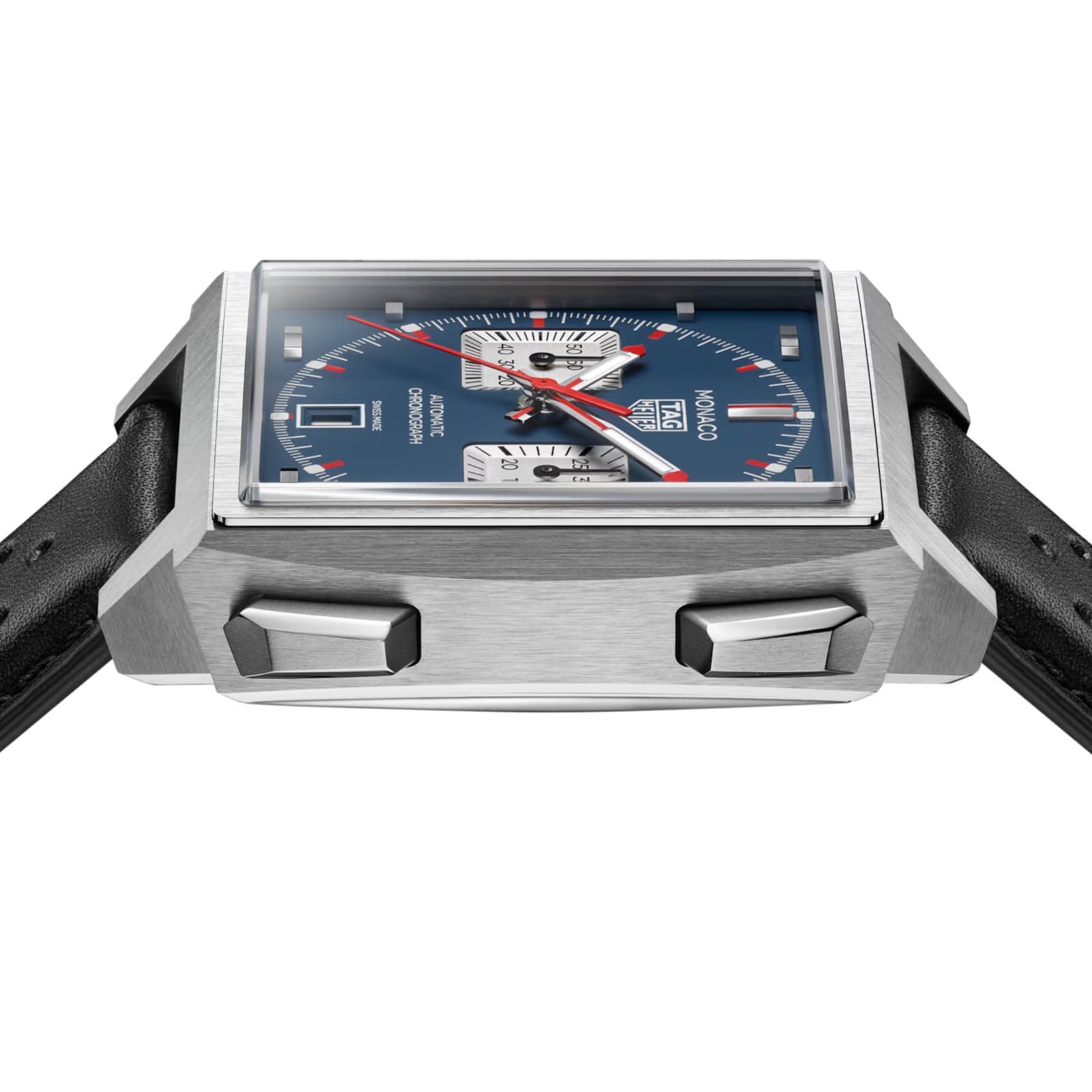 TAG Heuer Monaco Chronograph 39mm Titanium Mens Watch Blue TAG Heuer Monaco Chronograph 39mm Titanium Mens Watch Blue
