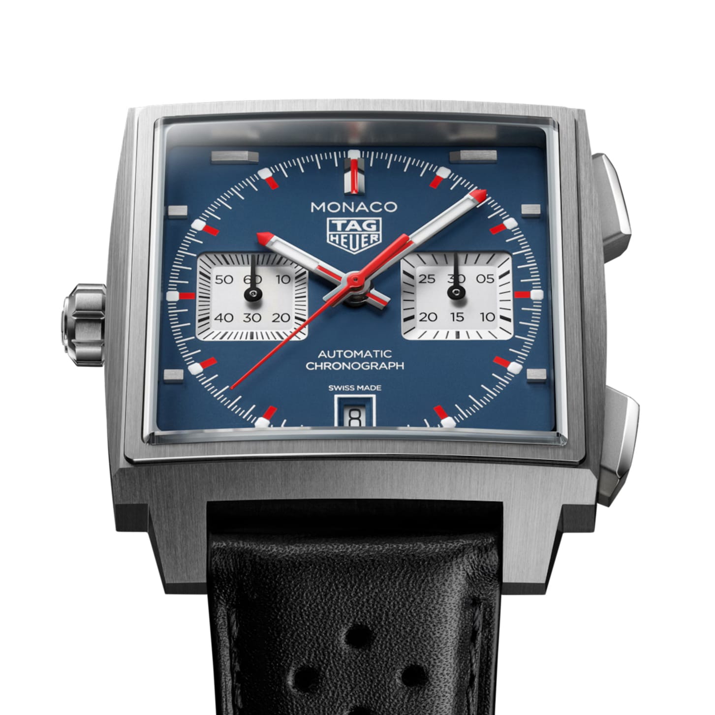 TAG Heuer Monaco Chronograph 39mm Titanium Mens Watch Blue CDW2181