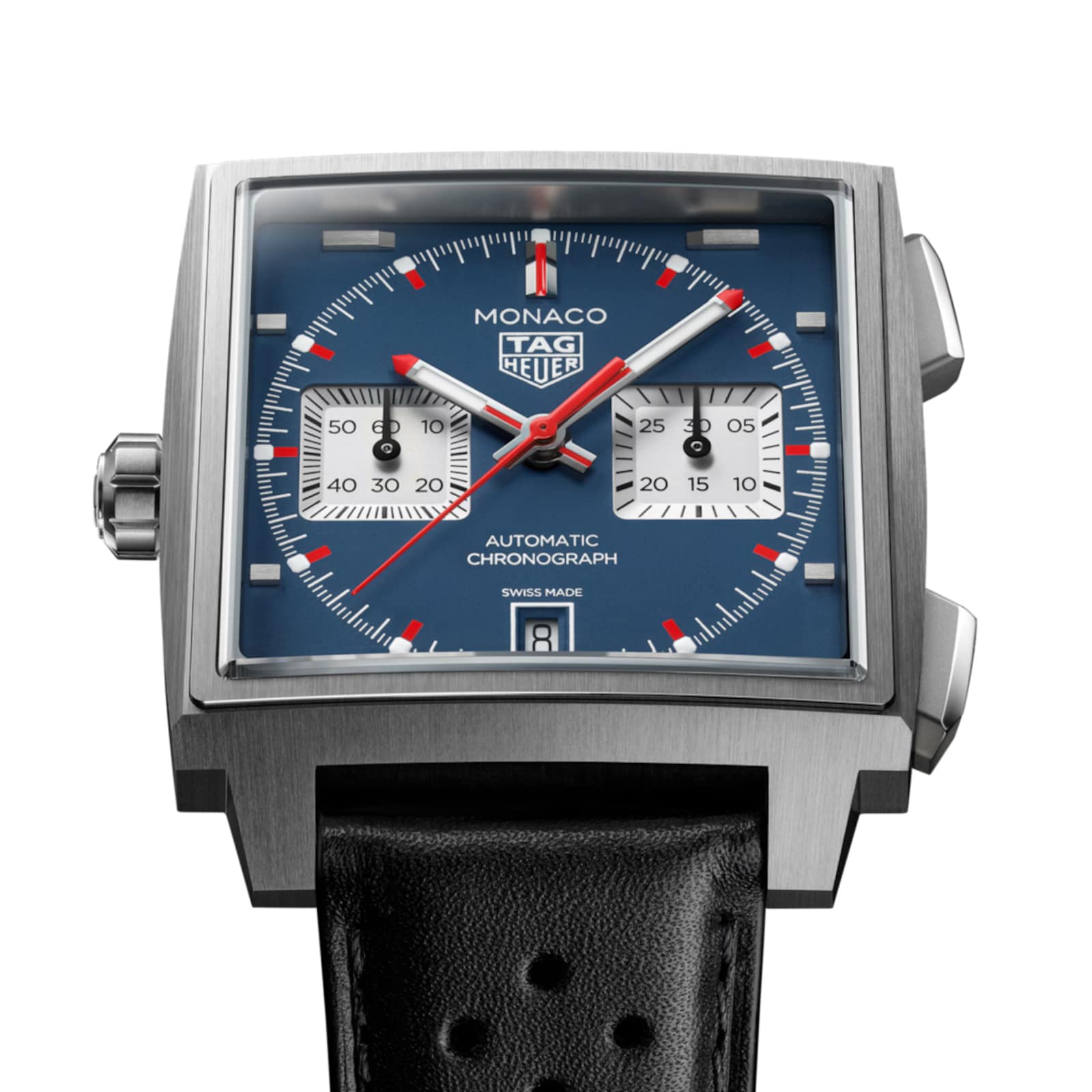 TAG Heuer Monaco Chronograph 39mm Titanium Mens Watch Blue