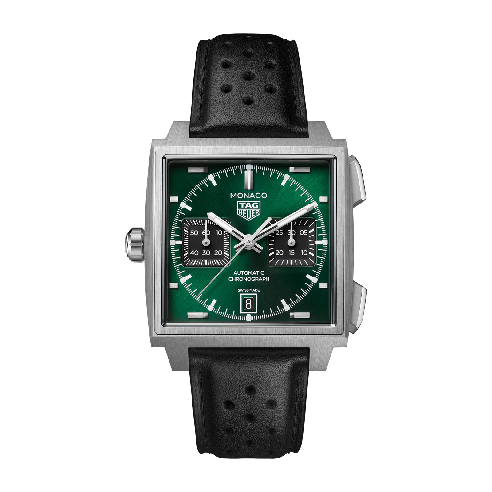 Monaco Chronograph 39mm Titanium Mens Watch Green image