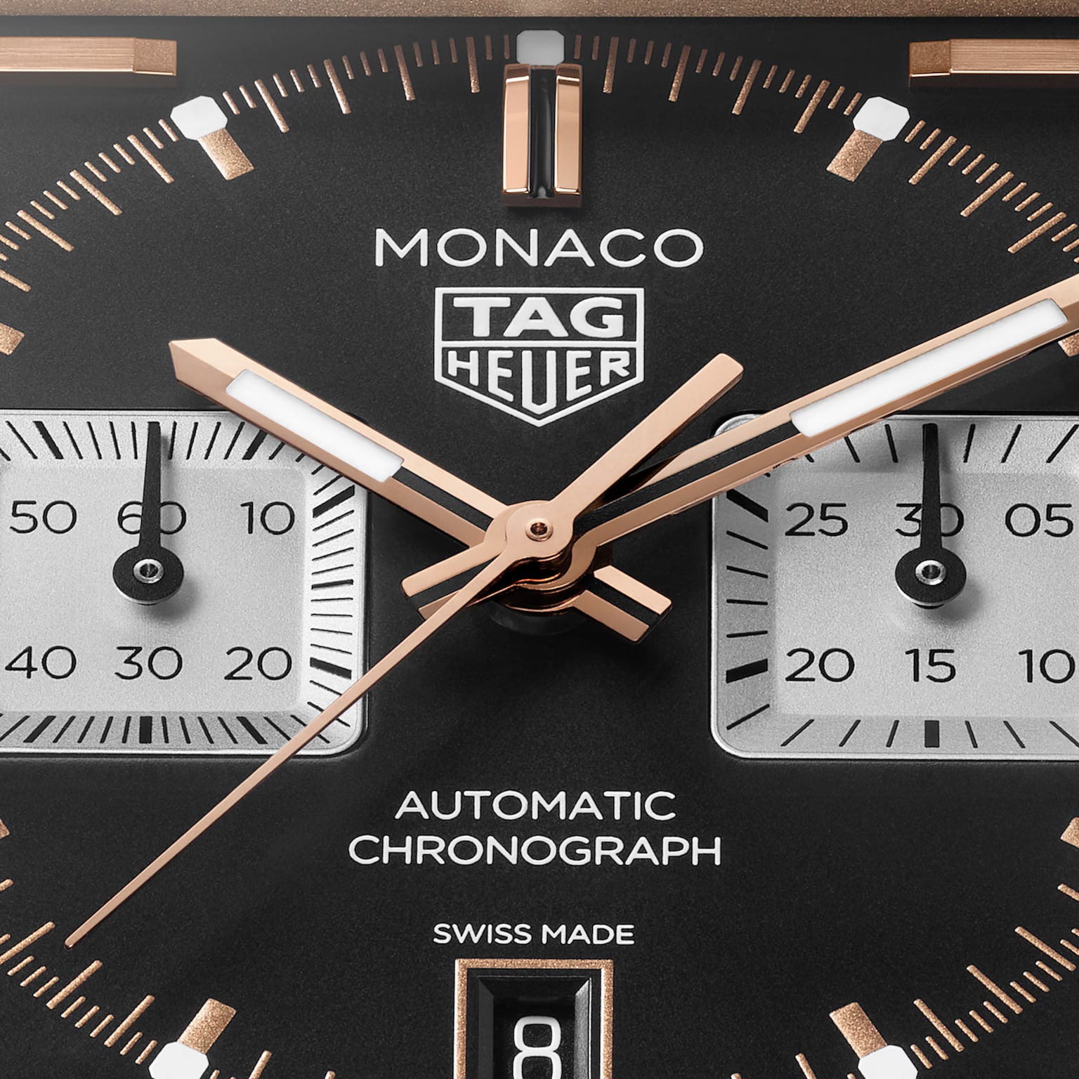 TAG Heuer Monaco Chronograph 39mm Titanium and 18k Rose Gold Mens