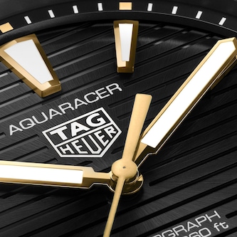 TAG Heuer Aquaracer Professional 200 Solargraph UK Limited Edition 40mm Mens Watch Black