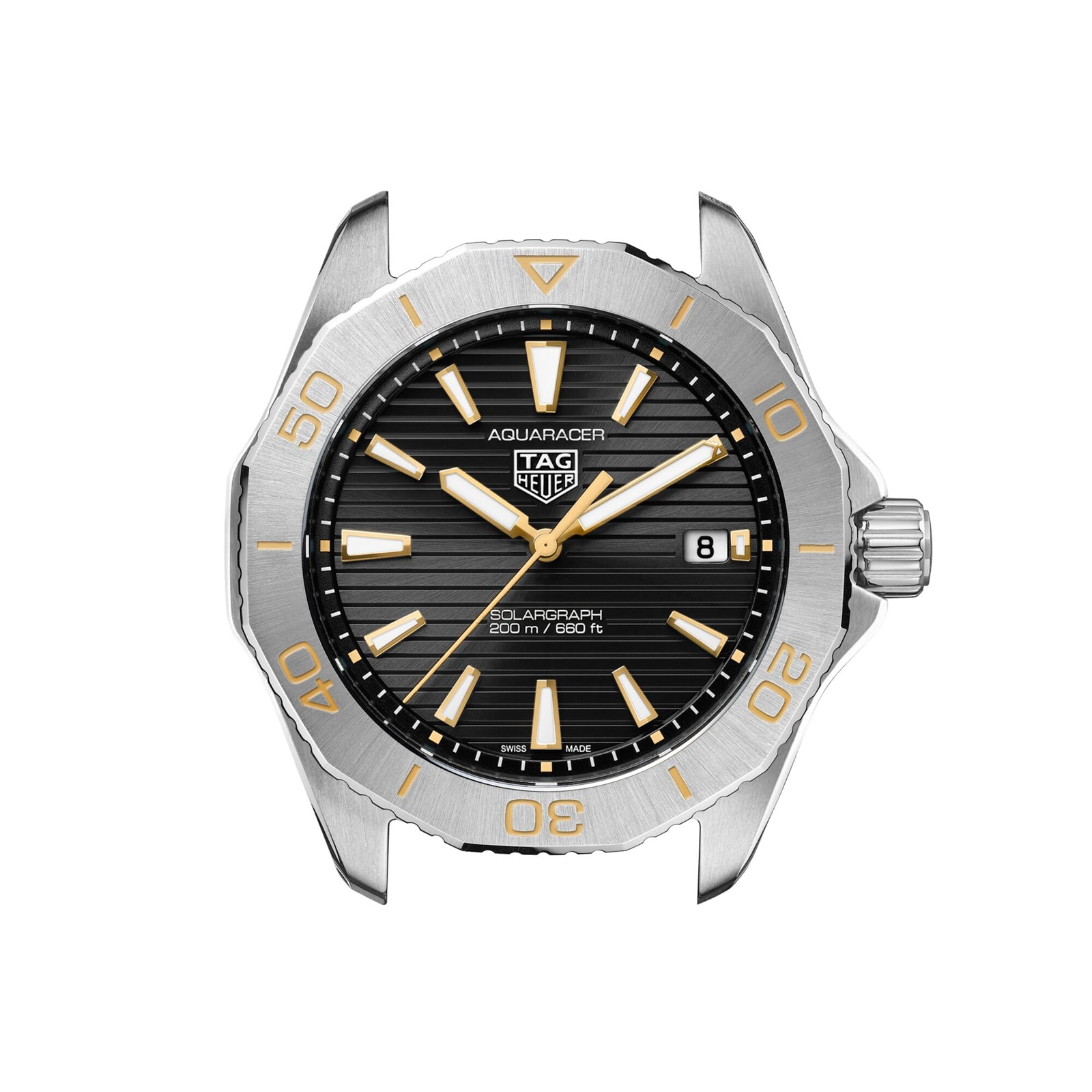 TAG Heuer Aquaracer Professional 200 Solargraph UK Limited Edition 40mm Mens Watch Black TAG Heuer Aquaracer Professional 200 Solargraph UK Limited Edition 40mm Mens Watch Black