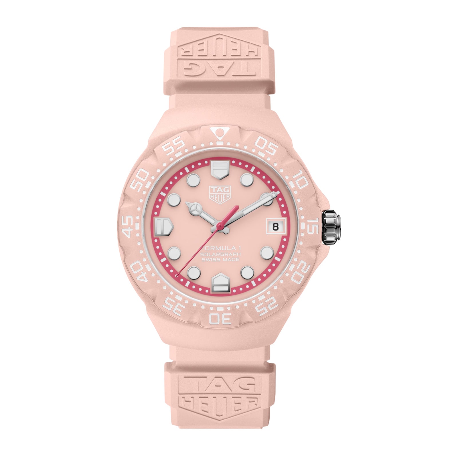 TAG Heuer Formula 1 Solargraph Limited Edition 38mm Unisex Watch Pink TAG Heuer Formula 1 Solargraph Limited Edition 38mm Unisex Watch Pink