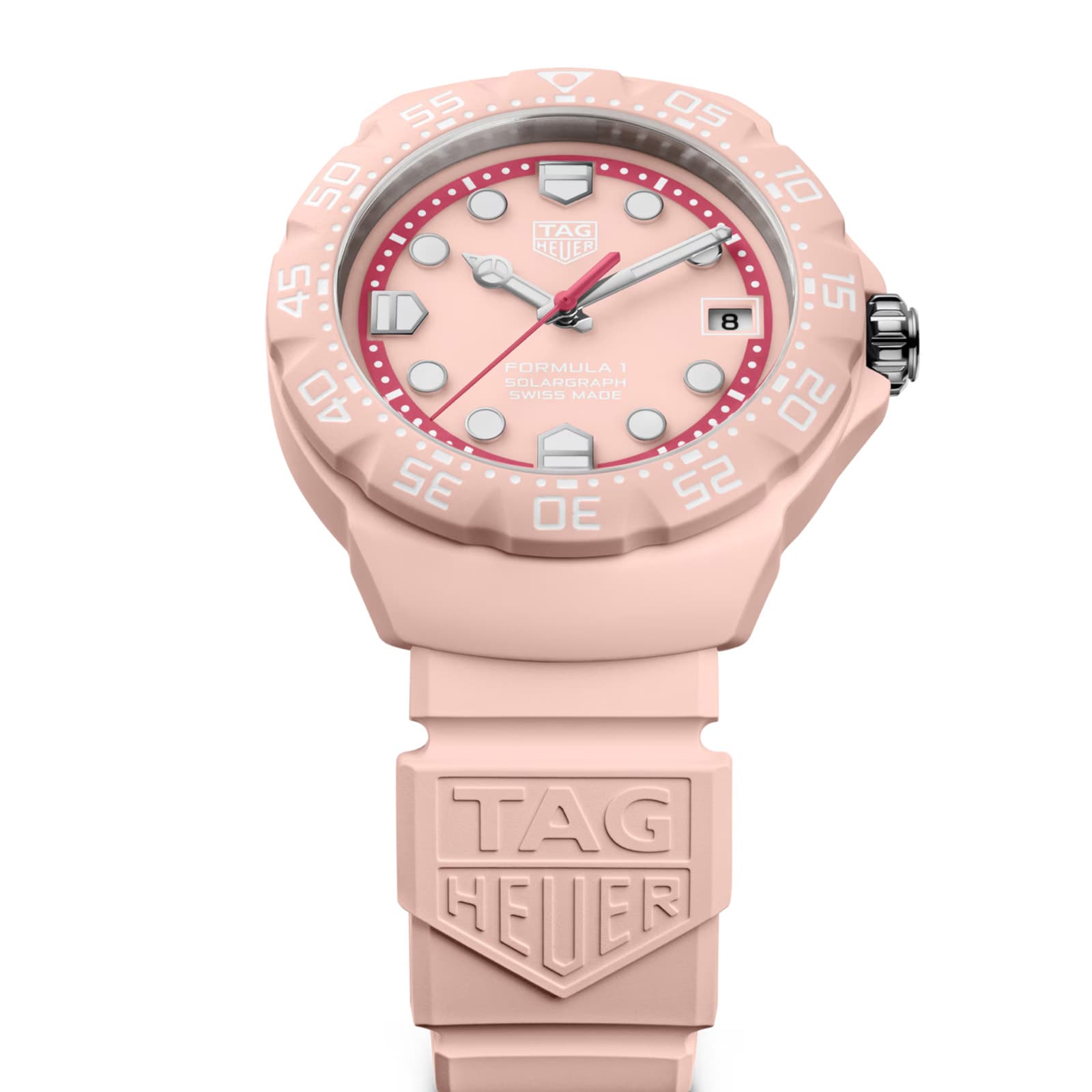 TAG Heuer Formula 1 Solargraph Limited Edition 38mm Unisex Watch Pink TAG Heuer Formula 1 Solargraph Limited Edition 38mm Unisex Watch Pink