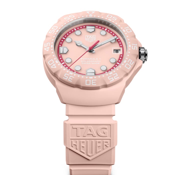 TAG Heuer Formula 1 Solargraph Limited Edition 38mm Unisex Watch Pink