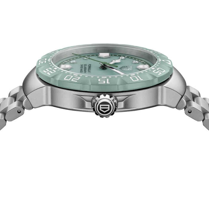 TAG Heuer Formula 1 Solargraph Limited Edition 38mm Unisex Watch Green